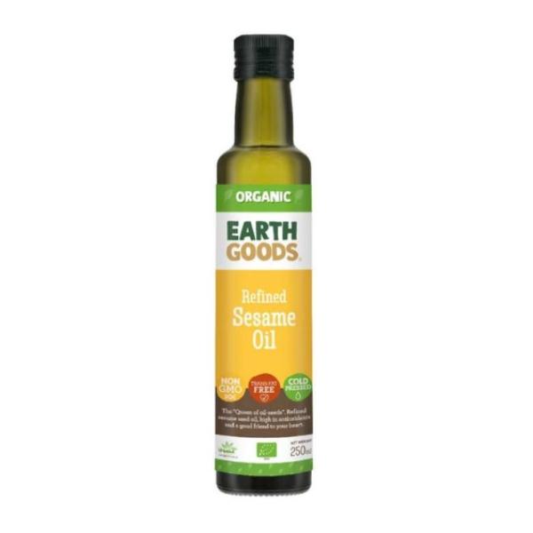 Earth Goods Organic Refined Sesame Seed Oil - 250 ml