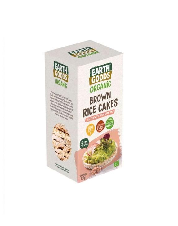 Earth Goods Organic Salted Brown Rice Cake - 100g