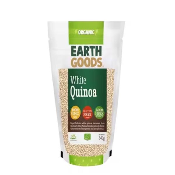 Earth Goods Organic White Quinoa GF - 340g