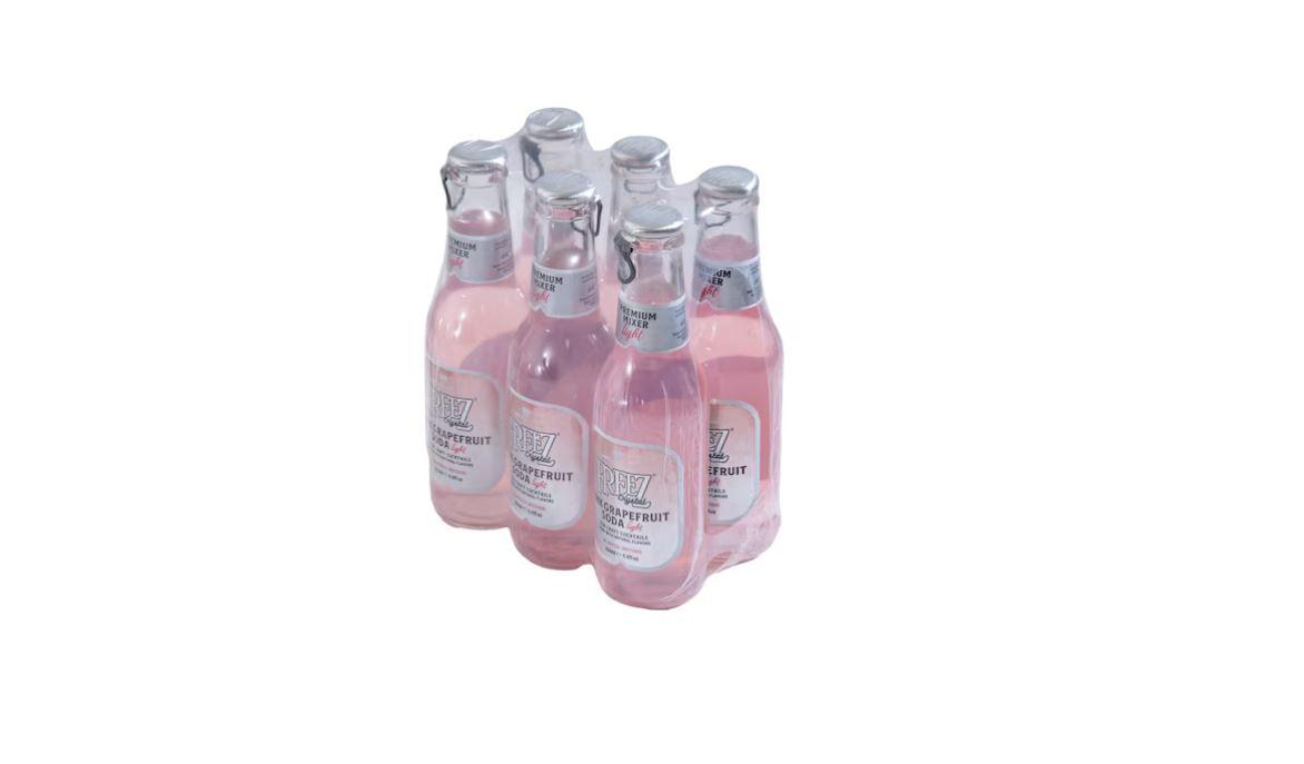 Freez Crystal Pink Grapefruit Soda Light - 200 ml