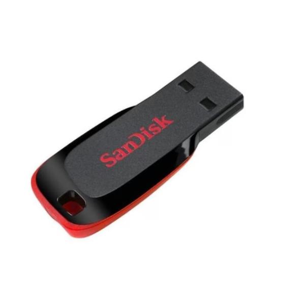 SanDisk Cruzer Blade USB Flash Drive, Black - 16GB