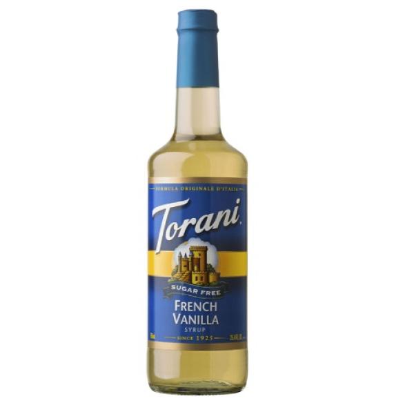 Torani Sugar Free, French Vanilla Syrup - 750 ml