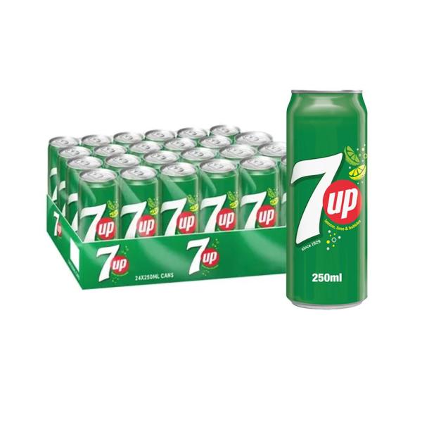 7Up Regular, Can - 250 ml