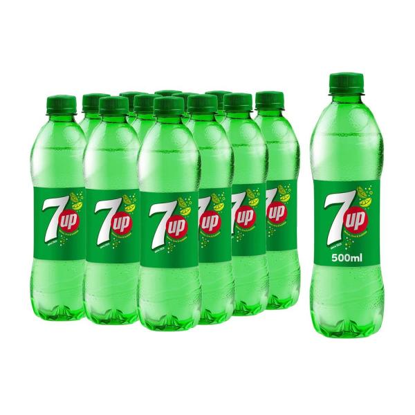 7Up Regular, PET Bottle - 500 ml