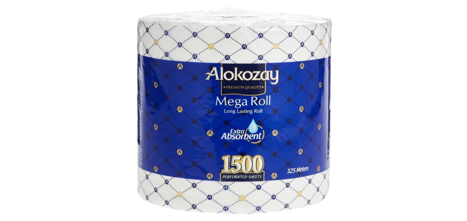 Alokozay Maxi Roll, 2 Ply, 1500 Sheets. 325 meter