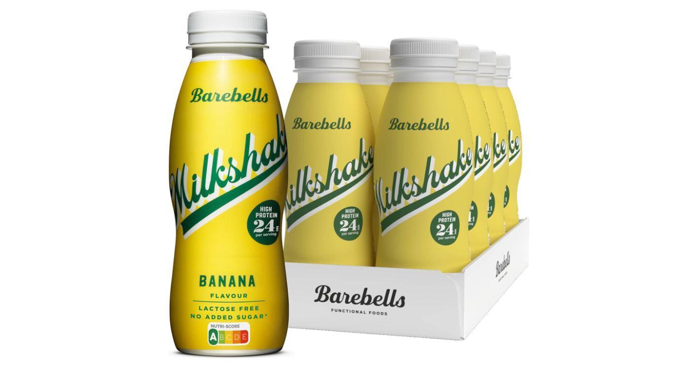 Barebells Protein Milkshake, Banana - 330 ml