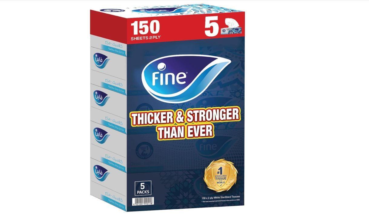 Fine Classic Facial Tissues - 2 Ply - 200 sheets