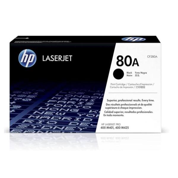 HP 80A Black Original LaserJet Toner Cartridge