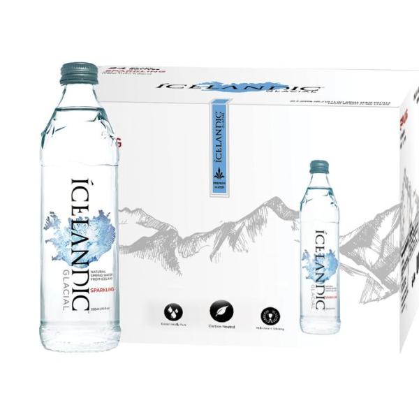 Icelandic Glacial Natural Spring Alkaline Water, PET - 330 ml