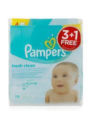 Pampers Complete Clean Baby Wipes - 4 x 64 Wipes