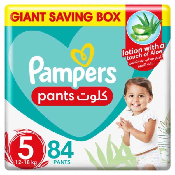 Pampers Pants Diapers, Size 5, Junior, 128 kg, Mega Box - 84 Diapers