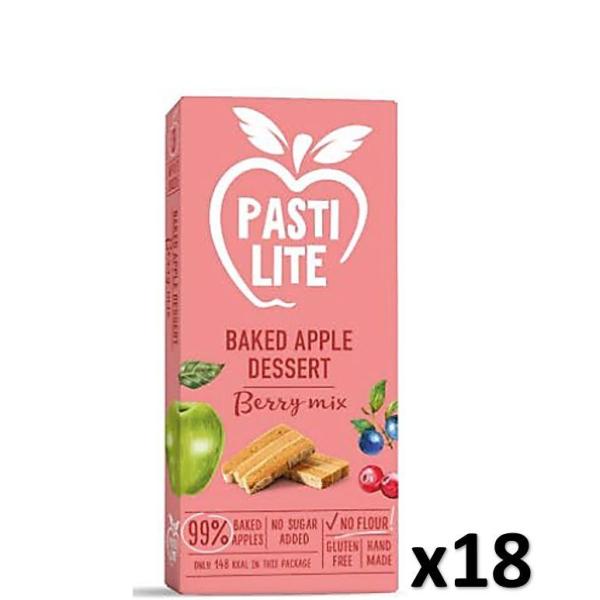 Pastilite Hand Made Gluten Free Baked Apples Dessert, Berry Mix - 50g